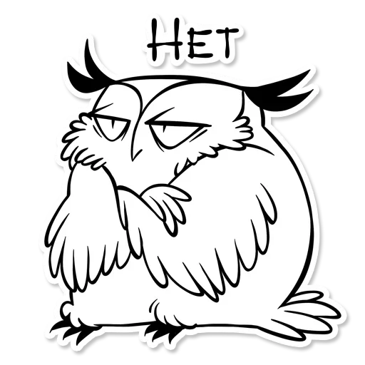 Эмодзи OWL 😔