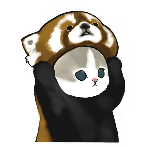 Панда и Котик emoji 😈