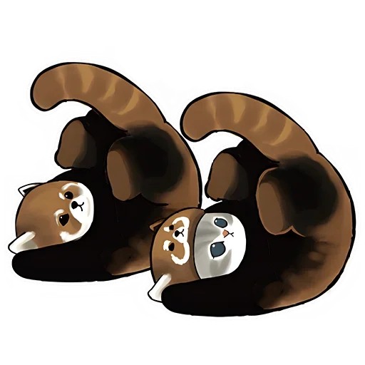 Панда и Котик emoji 😜