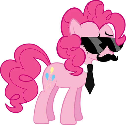 Pinki Pie Pony emoji 😎