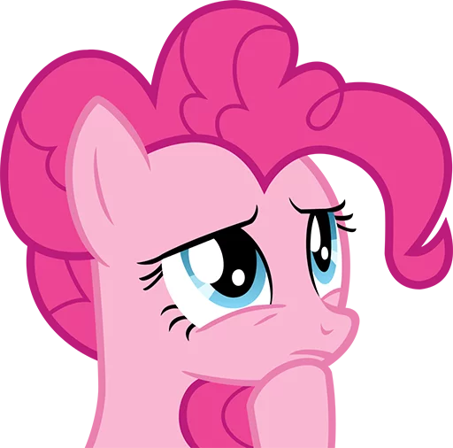 Pinki Pie Pony emoji 🤔
