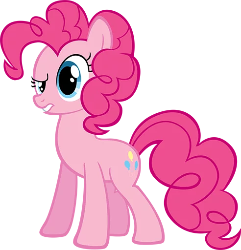 Pinki Pie Pony emoji 😕