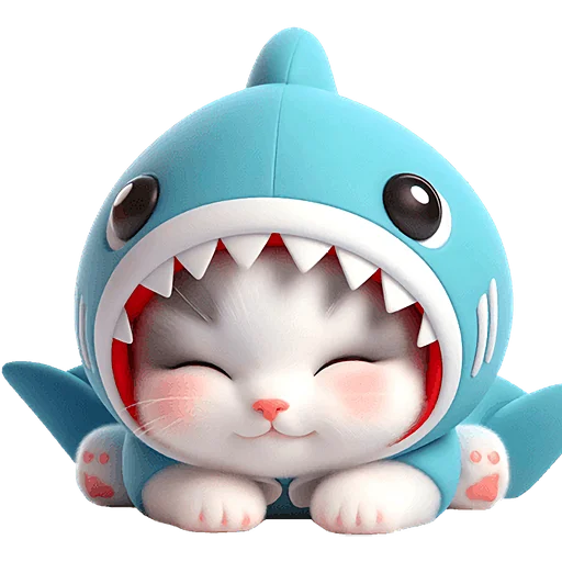 Пушистые акулы 2 emoji 😴