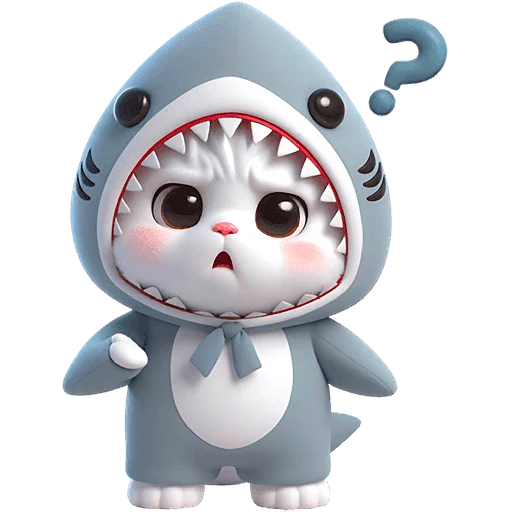 Пушистые акулы 2 emoji 🤨