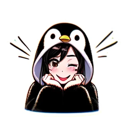 Penguin Tyan emoji 😊