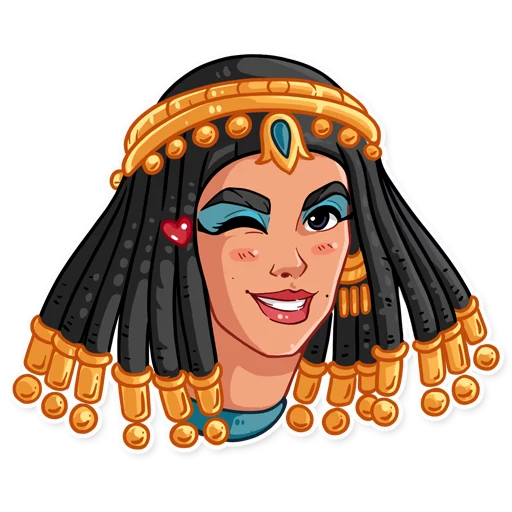 Telegram Sticker «Cleopatra» 