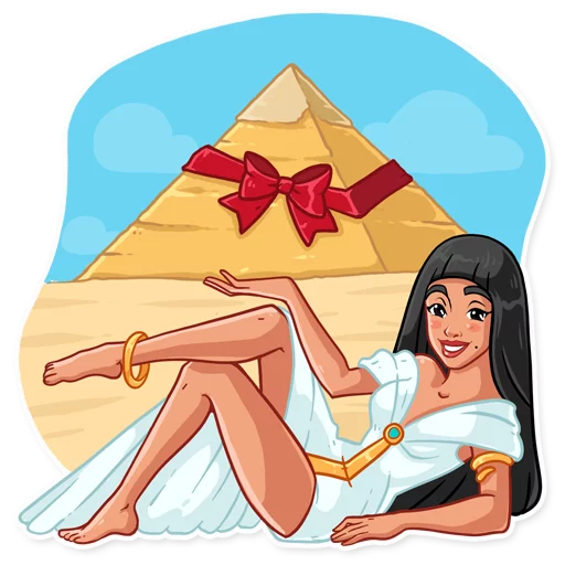 Telegram Sticker «Cleopatra» 