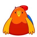 Rooster emoji ☹️