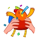 Rooster emoji 🥳