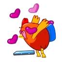 Rooster emoji ❤️
