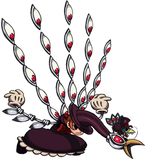 Peacock, Skullgirls emoji 👹