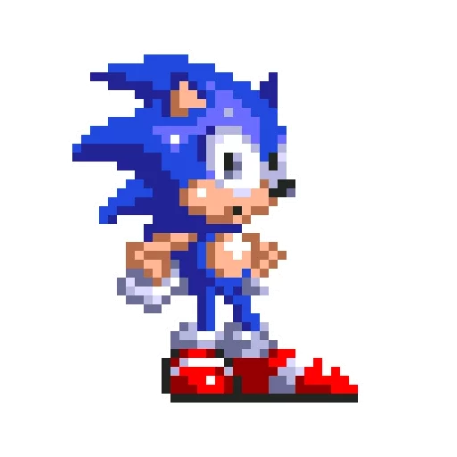 Sonic 3 and Knuckles Sonic emoji 😮