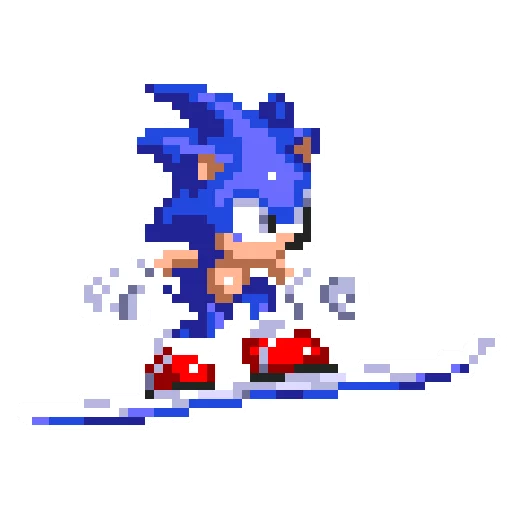Sonic 3 and Knuckles Sonic emoji 🏄