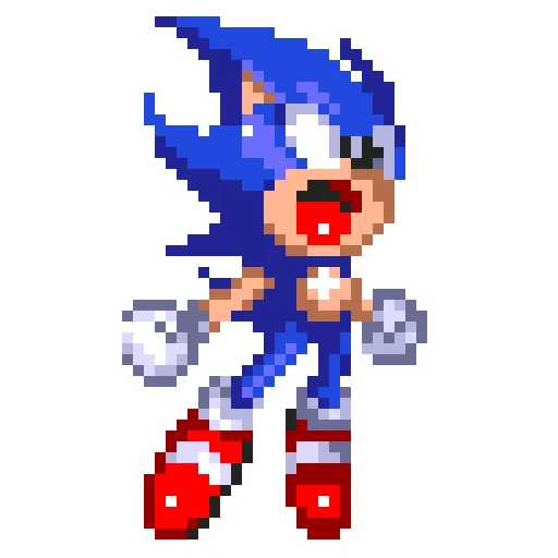 Sonic 3 and Knuckles Sonic emoji 😠