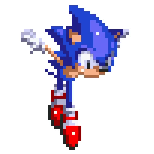 Sonic 3 and Knuckles Sonic emoji 😶