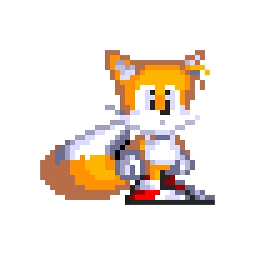 Эмодзи Sonic 3 and Knuckes Tails 😯