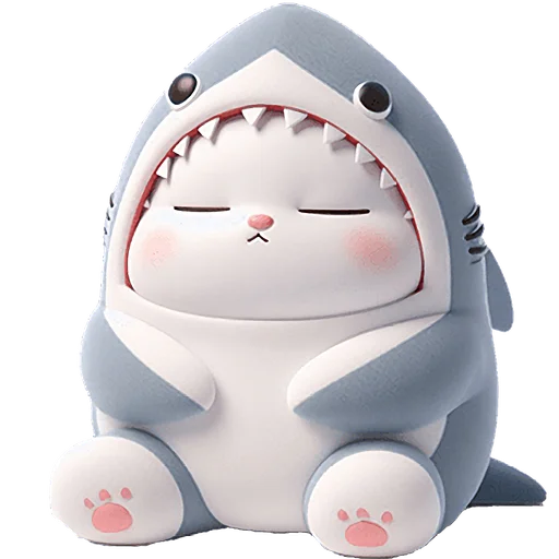 Пушистые акулы 3 emoji 😑