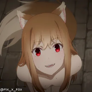 Spice and Wolf Merchant Meets the Wise Wolf emoji 🥰