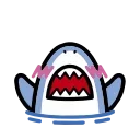 small shark emoji 😩