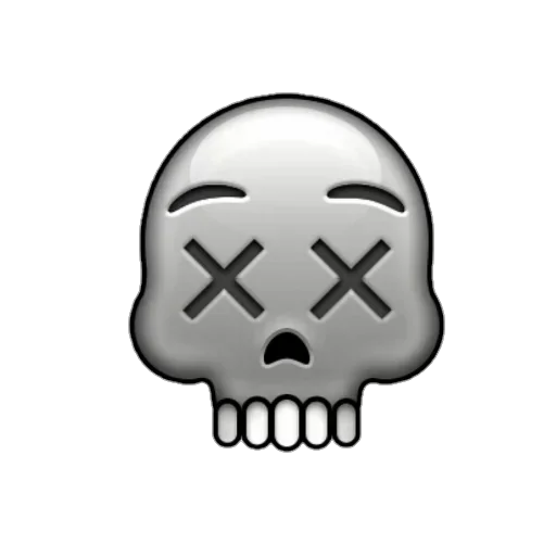 Skulls emoji 😑