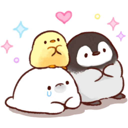 Soft and Cute Chicks Love emoji ✨