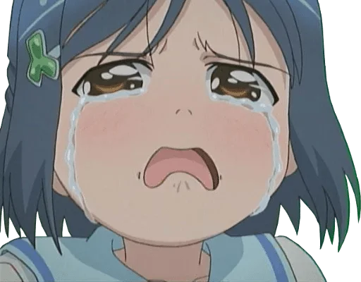 Аниме грусть | Anime sadness emoji 😭
