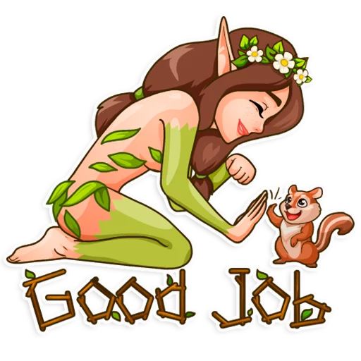Wood Nymph emoji 