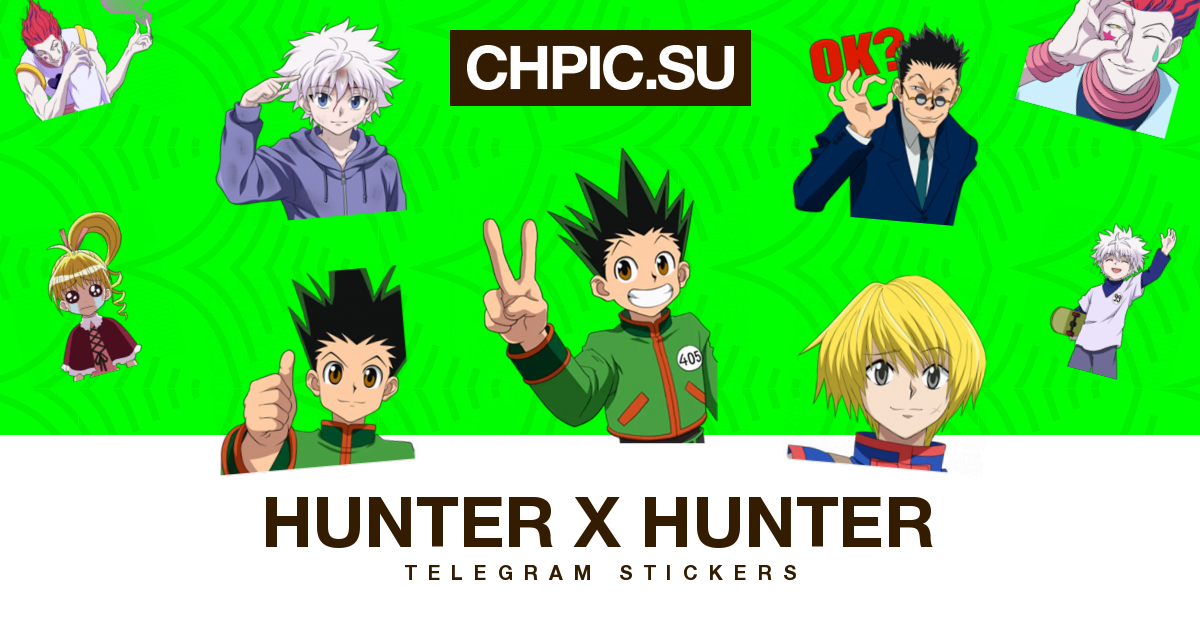 Hunter x Hunter” stickers set for Telegram