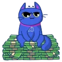 Эмодзи A1 Business Cat 💰