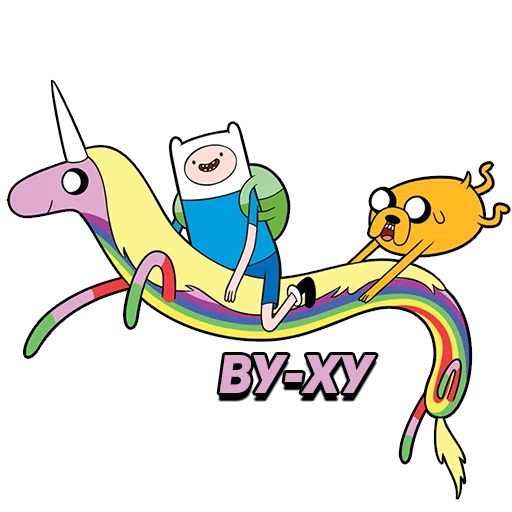 Adventure Time sticker 🌈