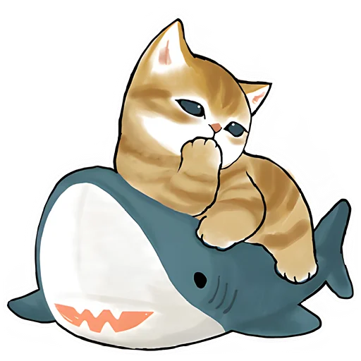 Акулы и котята 4 emoji 😆