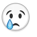 Albino Emojis sticker 😢