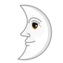 Albino Emojis  stiker 🌛