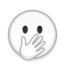 Albino Emojis sticker 🤭