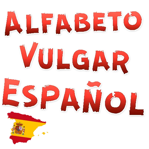 Stickers de Telegram alfabeto vulgar español