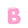 Эмодзи телеграм Розовый шрифт