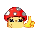 Telegram emojis Amanita Mushroom