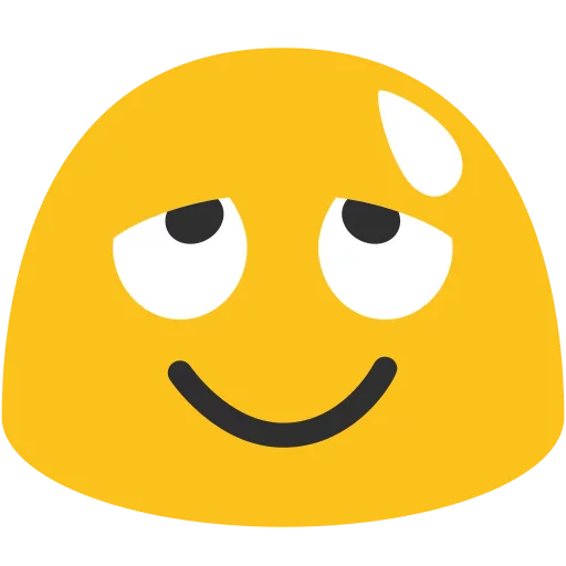 Android N Emojis emoji 😥