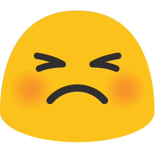 Android N Emojis emoji 😣