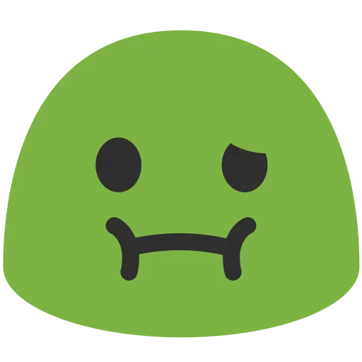 Android N Emojis emoji 🤢