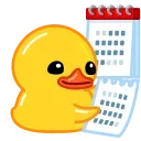 Duck Tails emoji 📆