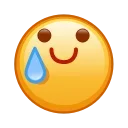 Kawaii Emoji emoji 🥲