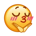 Эмодзи Kawaii Emoji 😚