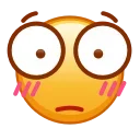 Kawaii Emoji emoji 😳