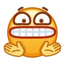 Kawaii Emoji emoji 😬