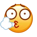 Kawaii Emoji emoji 😮‍💨