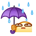 Емодзі Kawaii Emoji ☔️