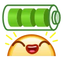 Kawaii Emoji emoji 🔋