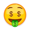 Эмодзи Animated Emoji 🤑