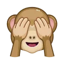 Емодзі Animated Emoji 🙈